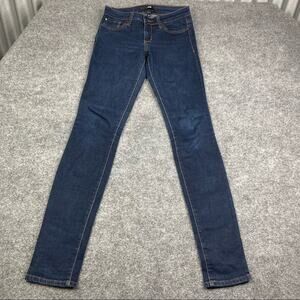 Else‎ Jeans Women's Size 24 High Waist Dark Wash Denim Skinny Indie Sleaze